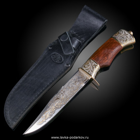 Нож сувенирный "Волк". Златоуст, фотография 0. Интернет-магазин ЛАВКА ПОДАРКОВ