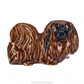 Фарфоровая статуэтка собаки "Пекинес", фотография 0. Интернет-магазин ЛАВКА ПОДАРКОВ