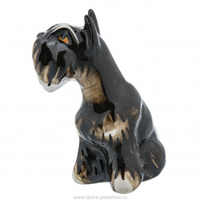 Фарфоровая статуэтка "Собака Цвергшнауцер", фотография 0. Интернет-магазин ЛАВКА ПОДАРКОВ