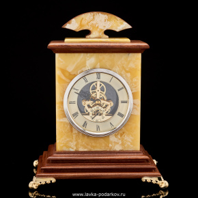 Янтарные часы "Аполлон", фотография 0. Интернет-магазин ЛАВКА ПОДАРКОВ