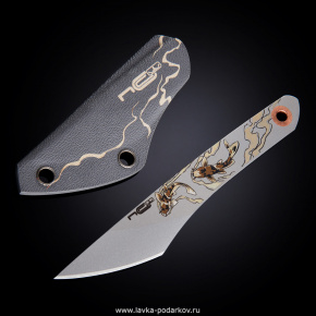 Нож сувенирный киридаши "KOI" satin, фотография 0. Интернет-магазин ЛАВКА ПОДАРКОВ