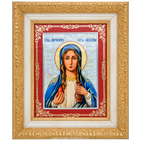 Икона на перламутре "Святая Мария Магдалина" 35х30 см, фотография 0. Интернет-магазин ЛАВКА ПОДАРКОВ