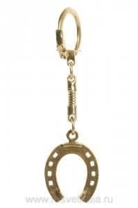 12885 Сувенир БРЕЛОК "Подкова"  8 см Бронза