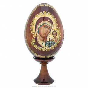 Яйцо пасхальное на подставке "Божья Матерь", фотография 0. Интернет-магазин ЛАВКА ПОДАРКОВ