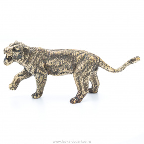 Бронзовая скульптура "Свирепый тигр", фотография 0. Интернет-магазин ЛАВКА ПОДАРКОВ