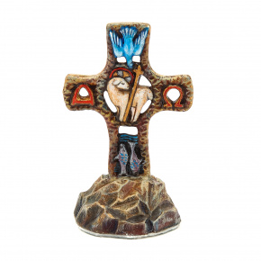 Христианская оловянная миниатюра "Крест", фотография 0. Интернет-магазин ЛАВКА ПОДАРКОВ