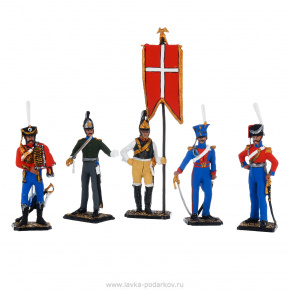 Оловянная миниатюра набор солдатиков "Русские кавалеристы 1812 г", фотография 0. Интернет-магазин ЛАВКА ПОДАРКОВ