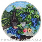 Декоративная тарелка-панно из керамики  "Наш Крым"