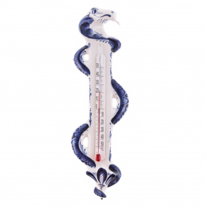 Термометр настенный "Змея". Гжель, фотография 0. Интернет-магазин ЛАВКА ПОДАРКОВ