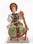 Кукла "Пряха. Традиционный девичий праздничный костюм"