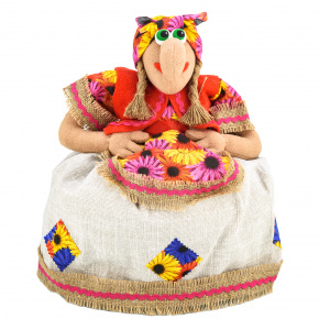 Кукла-грелка на чайник "Баба-Яга", фотография 0. Интернет-магазин ЛАВКА ПОДАРКОВ