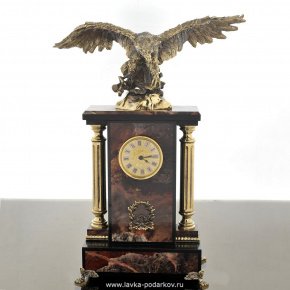 Каминные часы "Орел", фотография 0. Интернет-магазин ЛАВКА ПОДАРКОВ