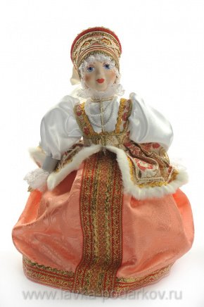 Кукла - грелка на чайник "Русский традиционный костюм" , фотография 0. Интернет-магазин ЛАВКА ПОДАРКОВ