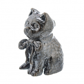 Бронзовая статуэтка "Кот с бантом", фотография 0. Интернет-магазин ЛАВКА ПОДАРКОВ