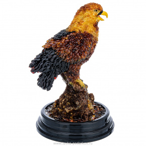 Скульптура из янтаря "Птица", фотография 0. Интернет-магазин ЛАВКА ПОДАРКОВ