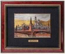  /16*21см Офорт цветной "Москва.Большой Москворецкий мост" 