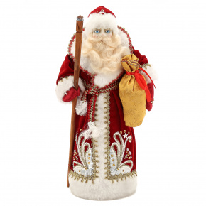 Фарфоровая кукла ручной работы "Дед Мороз", фотография 0. Интернет-магазин ЛАВКА ПОДАРКОВ