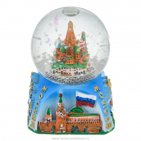 Сувенир снежный шар "Москва", фотография 0. Интернет-магазин ЛАВКА ПОДАРКОВ