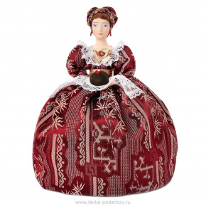 Кукла - грелка на чайник "Купчиха", фотография 0. Интернет-магазин ЛАВКА ПОДАРКОВ