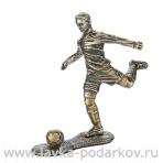 Бронзовая статуэтка "Футболист" 