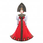 Кукла "Девушка в традиционном праздничном костюме конца 19 века" 