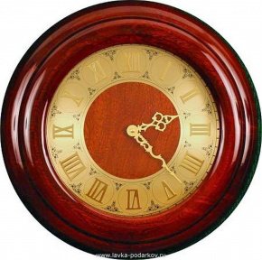 Часы настенные деревянные "Ч-2РВ", фотография 0. Интернет-магазин ЛАВКА ПОДАРКОВ