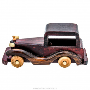 Деревянная игрушка "Ретро автомобиль", фотография 0. Интернет-магазин ЛАВКА ПОДАРКОВ