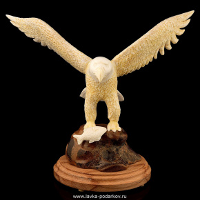 Скульптура "Орел" (рог лося), фотография 0. Интернет-магазин ЛАВКА ПОДАРКОВ