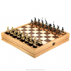 Шахматы деревянные "Хоккей", фотография 0. Интернет-магазин ЛАВКА ПОДАРКОВ