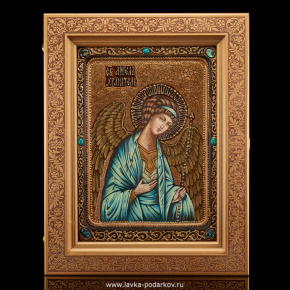 Икона живописная "Ангел-Хранитель" на кипарисе, фотография 0. Интернет-магазин ЛАВКА ПОДАРКОВ