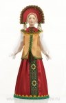 Кукла в традиционном праздничном девичьем костюме