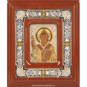 Икона Святого епископа Спиридона Тримифунтского, фотография 0. Интернет-магазин ЛАВКА ПОДАРКОВ