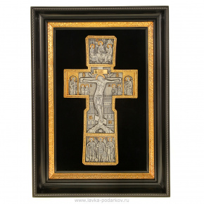 Религиозное панно "Крест" 40х29 см, фотография 0. Интернет-магазин ЛАВКА ПОДАРКОВ