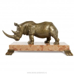 Скульптура "Носорог" В ассортименте , фотография 0. Интернет-магазин ЛАВКА ПОДАРКОВ