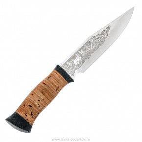 Нож сувенирный туристический "Волк". Златоуст, фотография 0. Интернет-магазин ЛАВКА ПОДАРКОВ