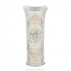Интерьерная ваза для цветов "Торжество" с лепниной, фотография 0. Интернет-магазин ЛАВКА ПОДАРКОВ