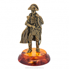Статуэтка с янтарем "Наполеон", фотография 0. Интернет-магазин ЛАВКА ПОДАРКОВ