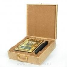 15456-Нб-№1 Подарочный набор "Русская рыбалка №1" в ПУ (НОЖ)