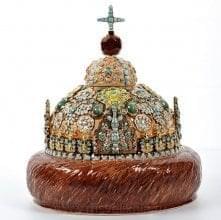 -3л Фарфор ШТОФ "Шапка Мономаха" 3л в комплекте