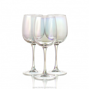 Набор 3 бокала для вина 420 мл "Радуга", фотография 0. Интернет-магазин ЛАВКА ПОДАРКОВ