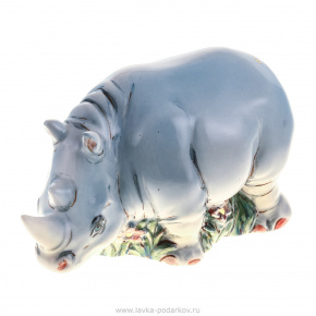 Фарфоровая статуэтка "Носорог", фотография 0. Интернет-магазин ЛАВКА ПОДАРКОВ