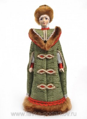 Кукла "Боярыня в зимней одежде", фотография 0. Интернет-магазин ЛАВКА ПОДАРКОВ