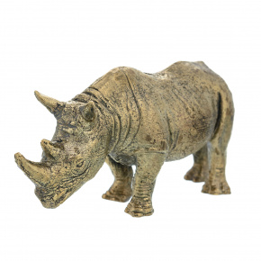 Бронзовая статуэтка "Носорог", фотография 0. Интернет-магазин ЛАВКА ПОДАРКОВ