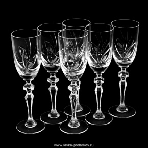 Набор хрустальных бокалов для вина 160 мл. 6 шт., фотография 0. Интернет-магазин ЛАВКА ПОДАРКОВ