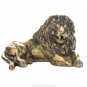 Бронзовая статуэтка "Лев - царь зверей", фотография 0. Интернет-магазин ЛАВКА ПОДАРКОВ