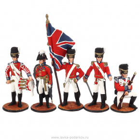 Оловянная миниатюра "Англия 1815 год. Веллингтон и гвардия", фотография 0. Интернет-магазин ЛАВКА ПОДАРКОВ