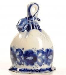 11977 Гжель Колокольчик 9*6см  Авт.Черновы Л.и В 