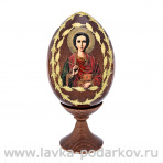 Пасхальное яйцо на подставке "Святой Пантелеймон"