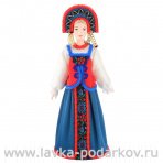 Фарфоровая кукла "Праздничный костюм Нижегородская губерния"