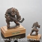 Скульптура "Мишка-хоккеист" (Олимпиада)